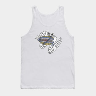 Clam hero in two half shells! - 90s retro parody design Tank Top